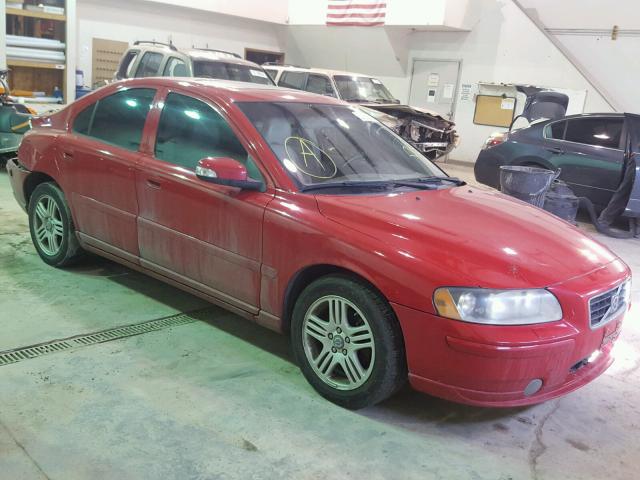 YV1RS592472613105 - 2007 VOLVO S60 2.5T RED photo 1