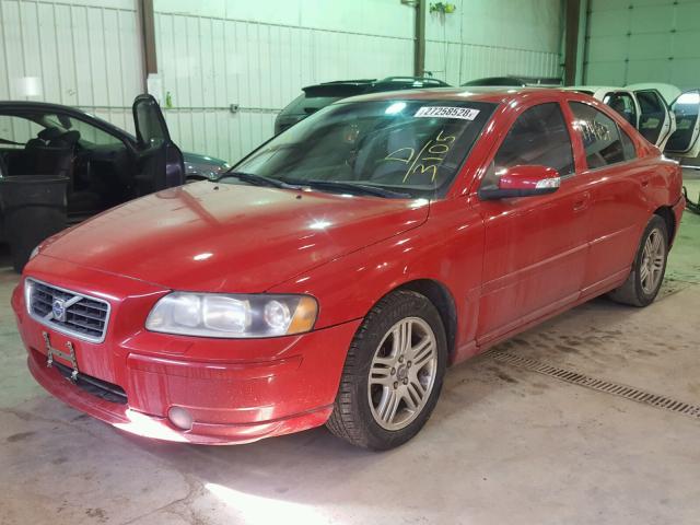 YV1RS592472613105 - 2007 VOLVO S60 2.5T RED photo 2