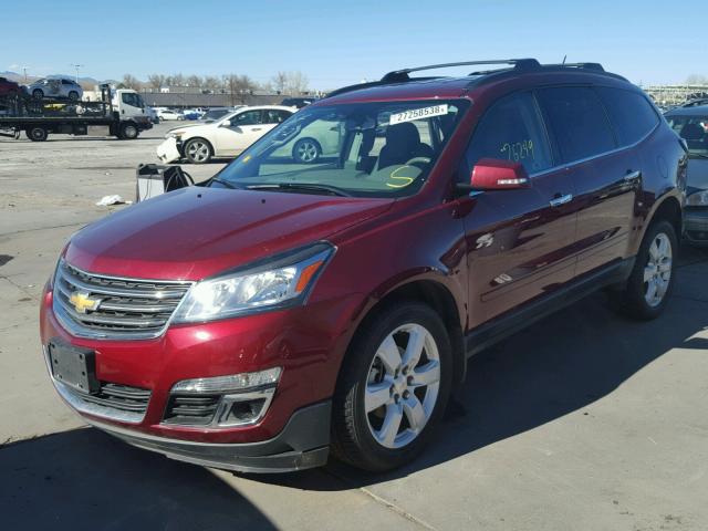 1GNKVGKD5GJ290797 - 2016 CHEVROLET TRAVERSE L RED photo 2