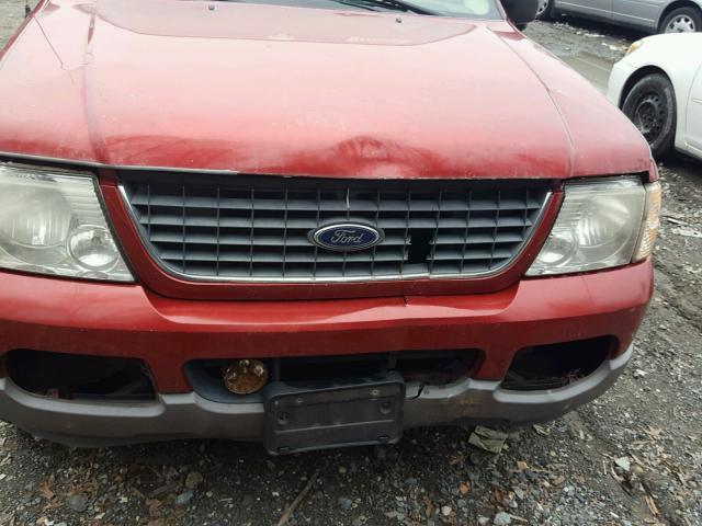 1FMDU73E02UA69865 - 2002 FORD EXPLORER X RED photo 9