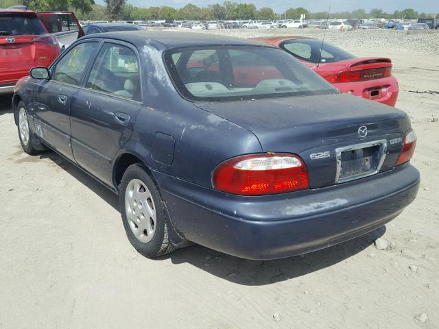 1YVGF22C925261319 - 2002 MAZDA 626 LX BLUE photo 3