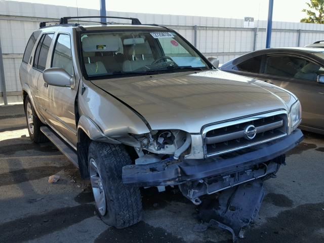 JN8DR09Y52W726053 - 2002 NISSAN PATHFINDER BEIGE photo 1