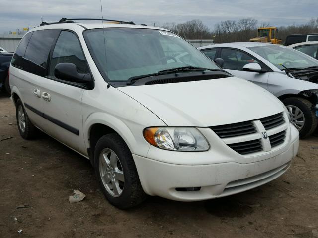 1D4GP45R85B407328 - 2005 DODGE CARAVAN SX WHITE photo 1