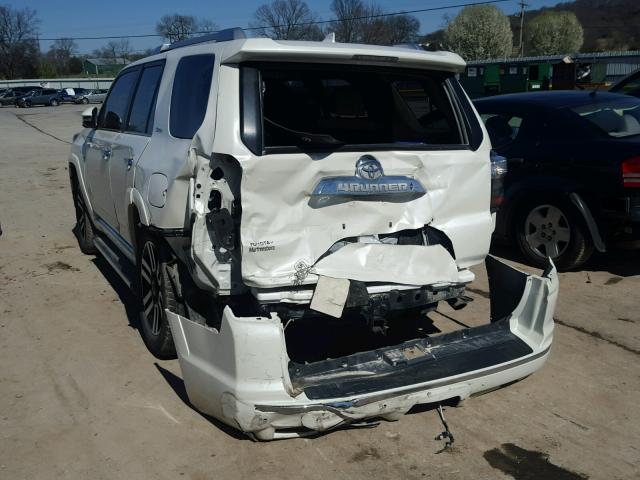 JTEBU5JR0G5317261 - 2016 TOYOTA 4RUNNER SR WHITE photo 3