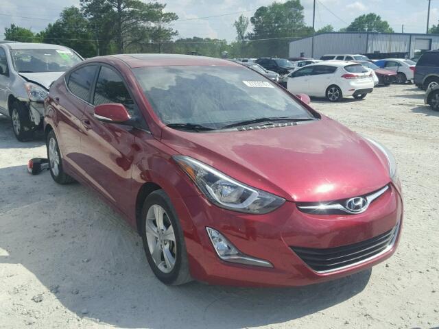 5NPDH4AE9GH676780 - 2016 HYUNDAI ELANTRA SE RED photo 1