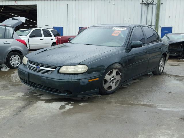 1G1NE52J52M595345 - 2002 CHEVROLET MALIBU LS მწვანე ფოტო 2
