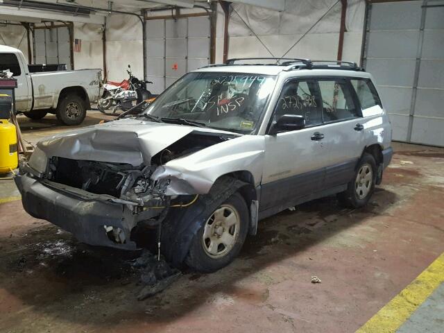 JF1SF63571H754944 - 2001 SUBARU FORESTER L GRAY photo 2