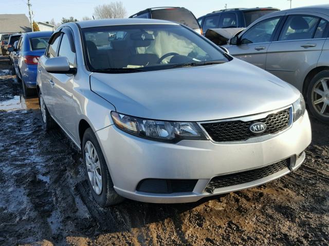 KNAFT4A26C5532043 - 2012 KIA FORTE LX SILVER photo 1