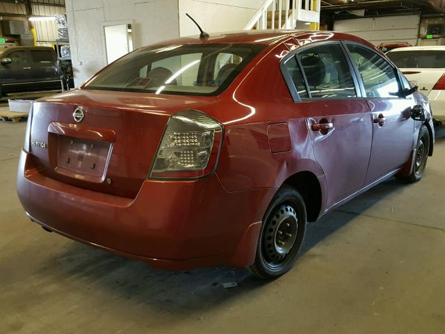 3N1AB61E38L736430 - 2008 NISSAN SENTRA 2.0 RED photo 4