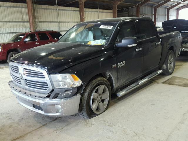 1C6RR6LT5ES122670 - 2014 RAM 1500 SLT BLACK photo 2