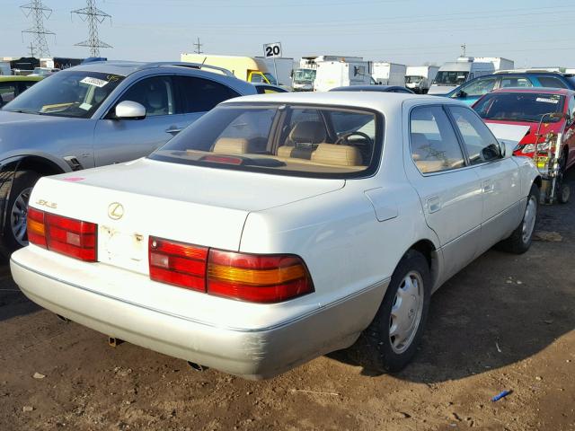 JT8UF11E5P0164322 - 1993 LEXUS LS 400 WHITE photo 4