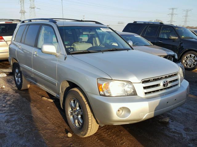 JTEEP21A070188058 - 2007 TOYOTA HIGHLANDER SILVER photo 1