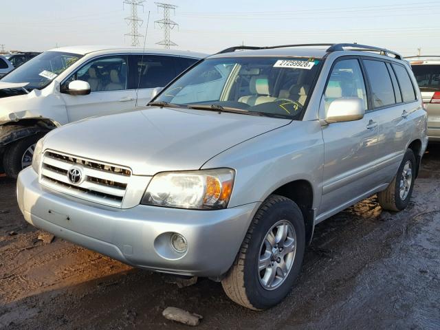 JTEEP21A070188058 - 2007 TOYOTA HIGHLANDER SILVER photo 2