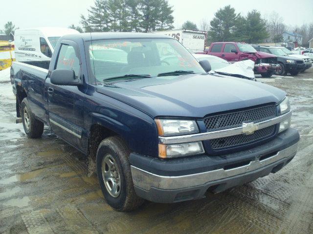 1GCEK14T24E312243 - 2004 CHEVROLET SILVERADO BLUE photo 1