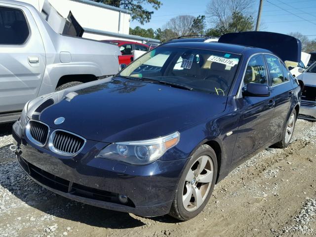 WBANA73584B810227 - 2004 BMW 530 I BLUE photo 2