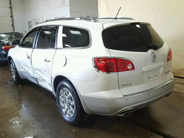 5GAKRDED7CJ386028 - 2012 BUICK ENCLAVE WHITE photo 3