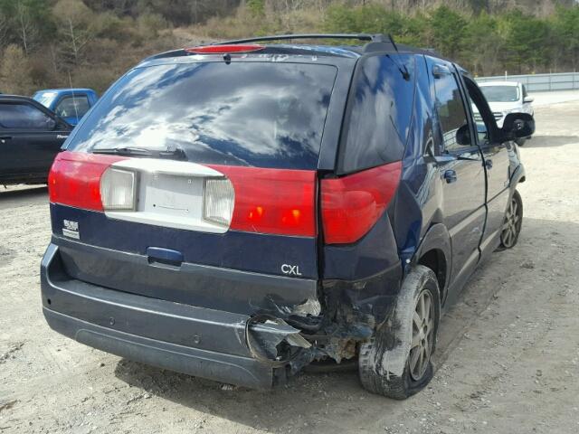 3G5DB03E62S519754 - 2002 BUICK RENDEZVOUS TWO TONE photo 4