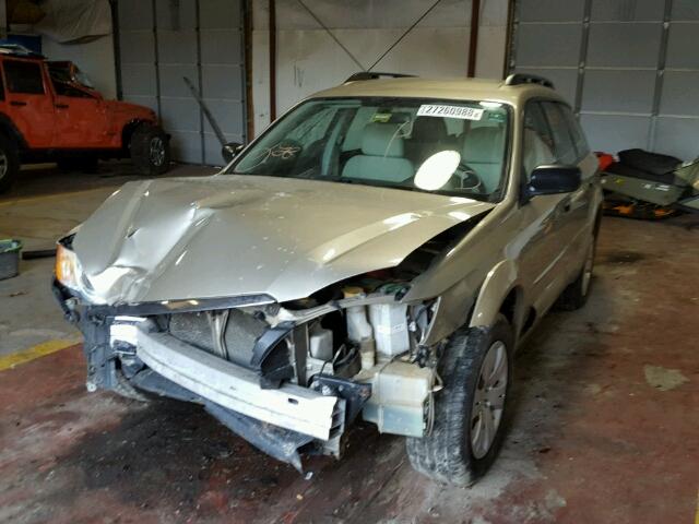 4S4BP60C987309918 - 2008 SUBARU OUTBACK GOLD photo 2