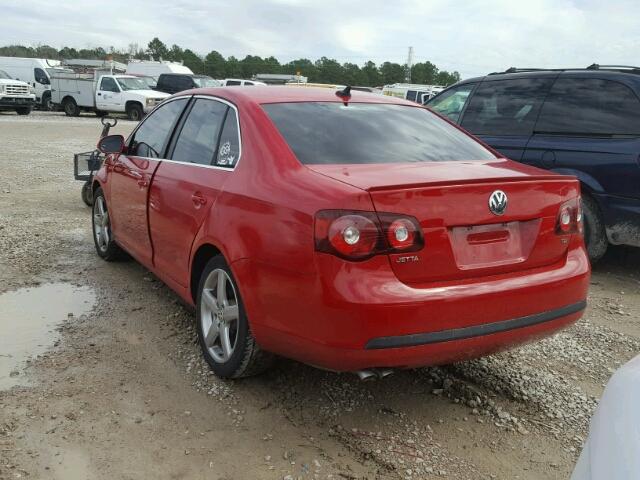 3VWRL7AJ2AM074109 - 2010 VOLKSWAGEN JETTA TDI RED photo 3