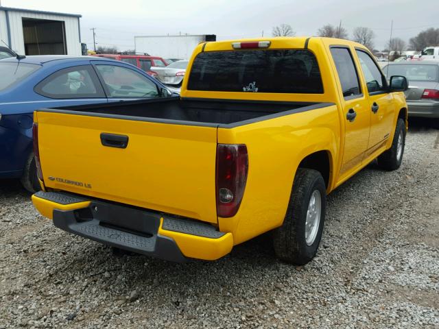 1GCCS136248182756 - 2004 CHEVROLET COLORADO YELLOW photo 4