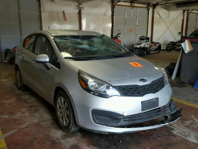 KNADM4A33D6130117 - 2013 KIA RIO LX Արծաթագույն լուսանկար 1