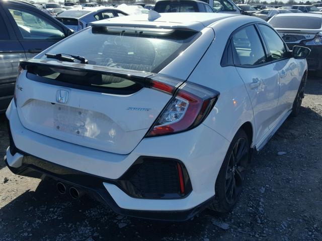 SHHFK7H4XHU429520 - 2017 HONDA CIVIC SPOR WHITE photo 4