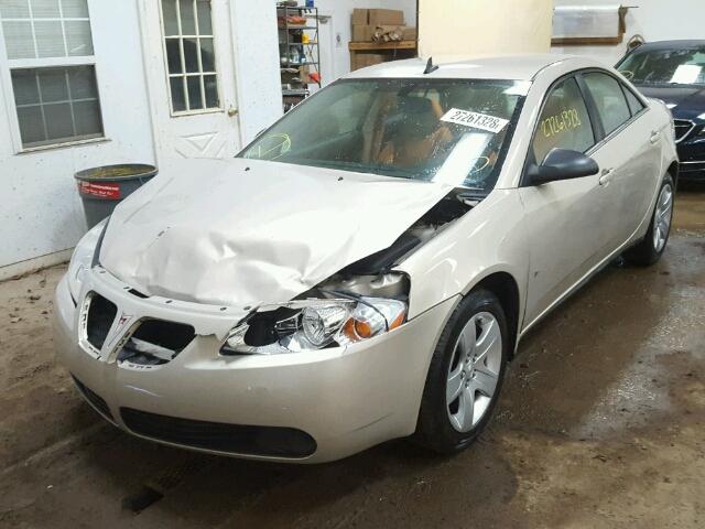 1G2ZG57B994186994 - 2009 PONTIAC G6 GOLD photo 2