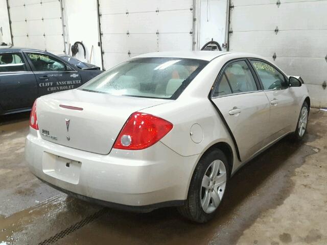 1G2ZG57B994186994 - 2009 PONTIAC G6 GOLD photo 4