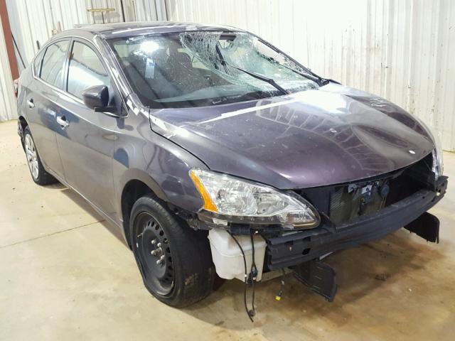 3N1AB7AP8EL674008 - 2014 NISSAN SENTRA S CHARCOAL photo 1