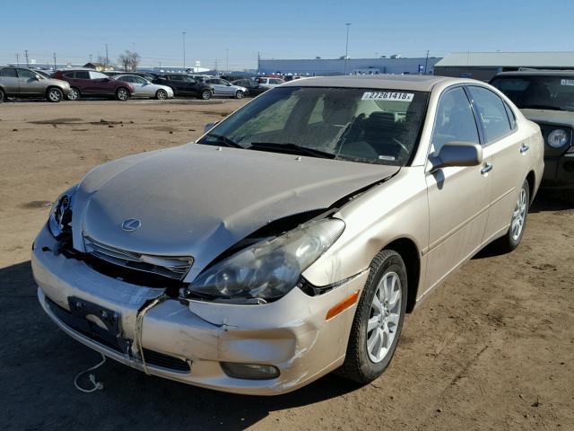 JTHBF30G136020716 - 2003 LEXUS ES 300 GOLD photo 2