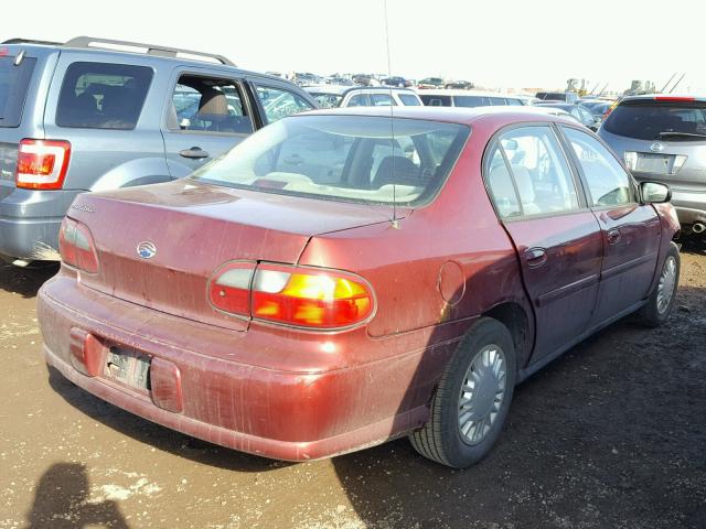 1G1ND52J43M550627 - 2003 CHEVROLET MALIBU BURGUNDY photo 4