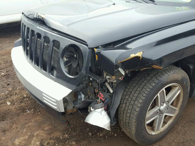 1J8FF48WX7D299744 - 2007 JEEP PATRIOT LI BLACK photo 9