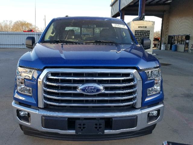 1FTEW1CP4HKC41272 - 2017 FORD F150 SUPER BLUE photo 9