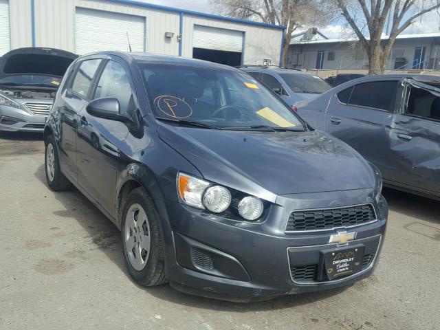 1G1JA6SG7D4166456 - 2013 CHEVROLET SONIC LS GRAY photo 1