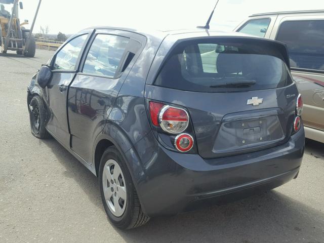 1G1JA6SG7D4166456 - 2013 CHEVROLET SONIC LS 灰色 照片 3