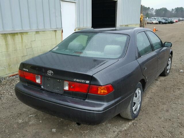 4T1BG22K31U799874 - 2001 TOYOTA CAMRY CE GRAY photo 4