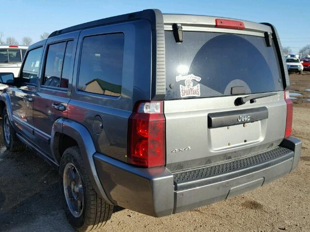 1J8HG48K88C179564 - 2008 JEEP COMMANDER GRAY photo 3