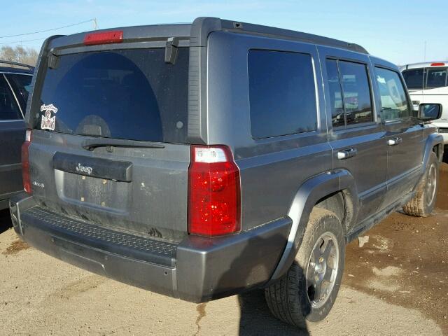 1J8HG48K88C179564 - 2008 JEEP COMMANDER GRAY photo 4