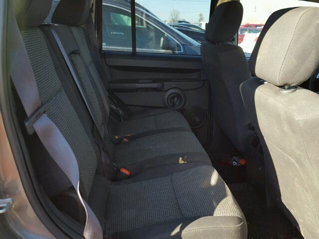 1J8HG48K88C179564 - 2008 JEEP COMMANDER ნაცრისფერი ფოტო 6