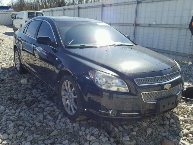 1G1ZK57738F258614 - 2008 CHEVROLET MALIBU LTZ BLACK photo 1