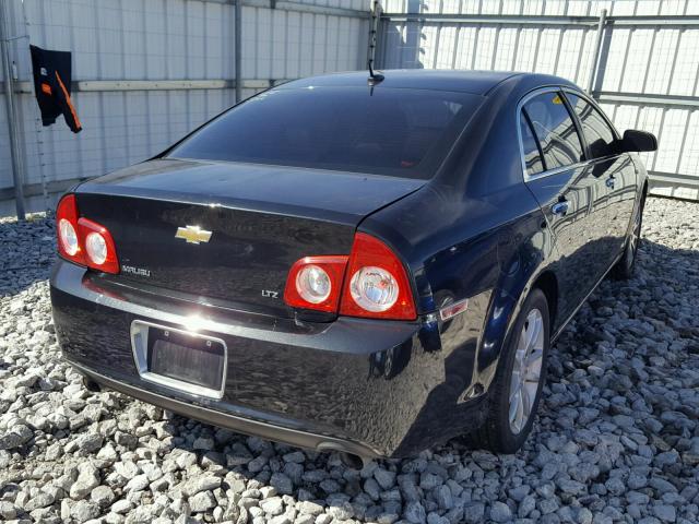 1G1ZK57738F258614 - 2008 CHEVROLET MALIBU LTZ BLACK photo 4