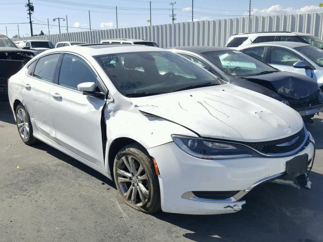 1C3CCCAB4FN621845 - 2015 CHRYSLER 200 LIMITE WHITE photo 1