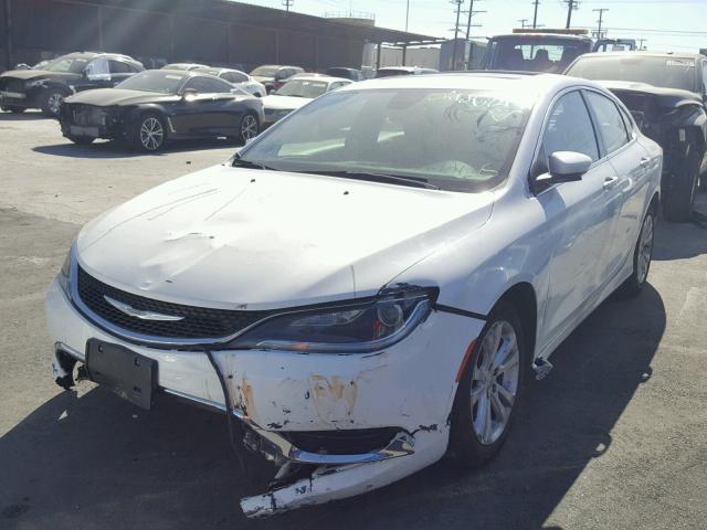 1C3CCCAB4FN621845 - 2015 CHRYSLER 200 LIMITE WHITE photo 2