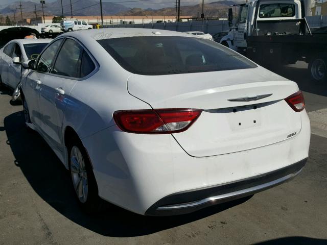 1C3CCCAB4FN621845 - 2015 CHRYSLER 200 LIMITE WHITE photo 3