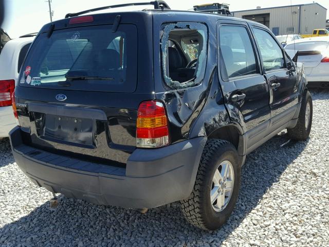 1FMYU02ZX7KB60920 - 2007 FORD ESCAPE XLS BLACK photo 4