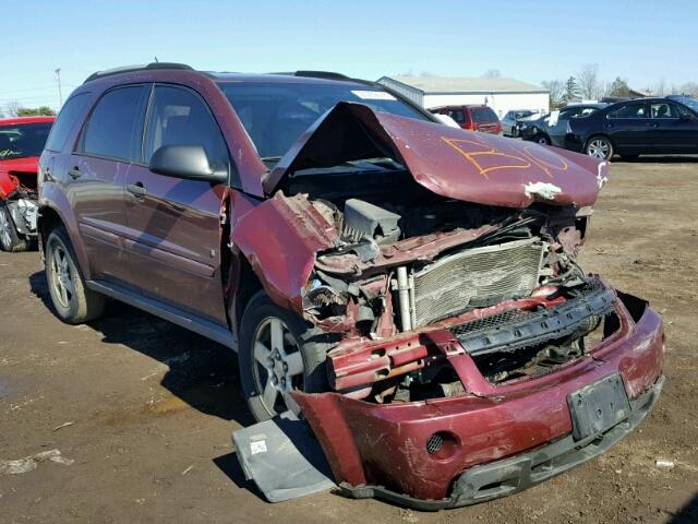 2CNDL13F976063836 - 2007 CHEVROLET EQUINOX LS BURGUNDY photo 1