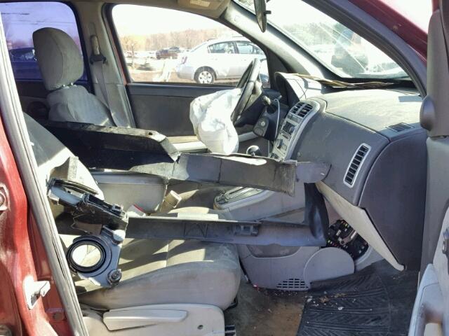 2CNDL13F976063836 - 2007 CHEVROLET EQUINOX LS BURGUNDY photo 5