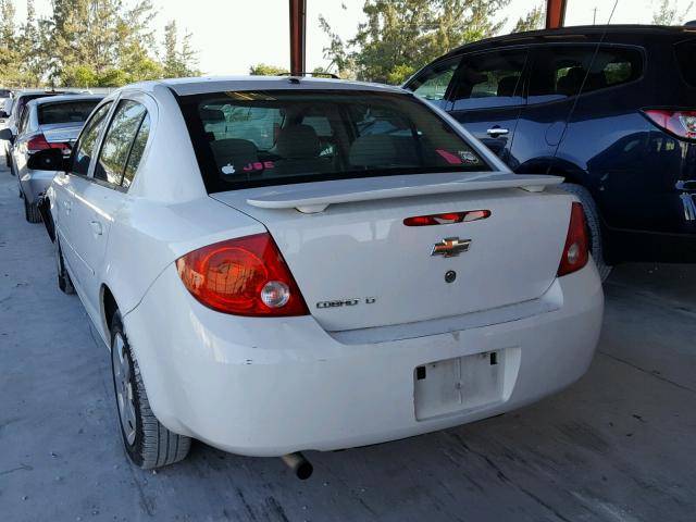 1G1AL58F687148439 - 2008 CHEVROLET COBALT LT WHITE photo 3