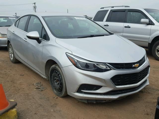 1G1BE5SM0G7295053 - 2016 CHEVROLET CRUZE LT SILVER photo 1