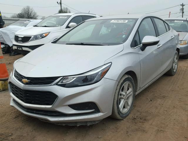 1G1BE5SM0G7295053 - 2016 CHEVROLET CRUZE LT SILVER photo 2